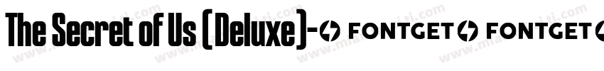 The Secret of Us (Deluxe)字体转换